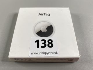 APPLE AIR TAG ( TRACKING DEVICE IN WHITE/SILVER: MODEL NO A2187 (WITH BOX)  [JPTN41535]