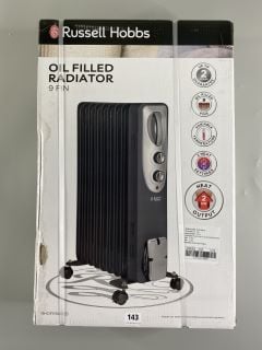 RUSSELL HOBBS OIL FILLED RAIDIATOR 9 FIN (SEALED)