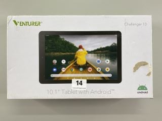 VENTURER CHALLENGER 10 16GB TABLET WITH WIFI IN BLACK: MODEL NO VCT9B06 (WITH BOX & CHARGER)  [JPTN41759]