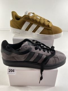 ADIDAS CAMPUS TRAINERS UK SIZE 10 (BOTH RIGHT TRAINERS)