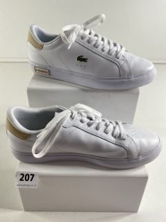 LACOSTE POWERCOURT TRAINERS UK SIZE 6