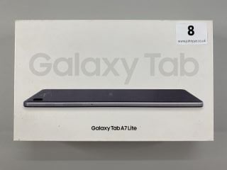 SAMSUNG GALAXY TAB A7 LITE(DEMO MODE) 32GB TABLET WITH WIFI IN GRAY: MODEL NO SM-T220 (WITH BOX(NO CHARGER))  [JPTN41750]