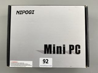 NIPOGI MINI PC 12TH INTEL ALDER LAKE N95 8GB RAM, M.2 SSD RR£179.99(SEALED)