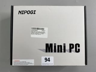 NIPOGI MINI PC 12TH INTEL ALDER LAKE N95 8GB RAM, M.2 SSD RR£179.99(SEALED)