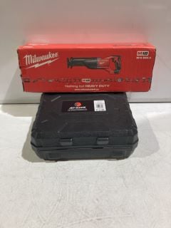 BOX OF ASSORTED ITEMS TO INCLUDE MILWAUKEE M18 BSX-O POWER TOOL