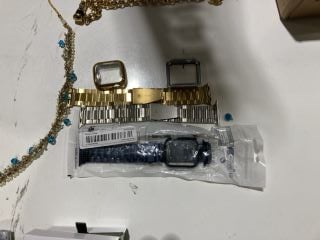 QTY OF ASSORTED JEWELLERY TO INCLUDE WATCH STRAPS