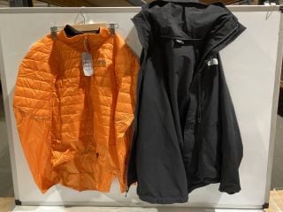 QTY OF ASSORTED CLOTHING TO INCLUDE THE NORTH FACE JACKET