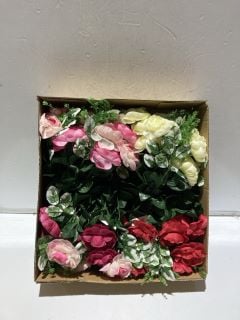 QTY OF GARDEN ROSE BUSH ASSORTED COLOURS