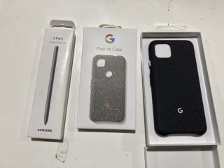 QTY OF ASSORTED ITEMS TO INCLUDE GOOGLE PIXEL 4A CASE