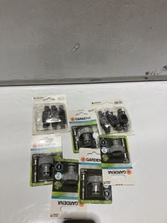 QTY OF ASSORTED ITEMS TO INCLUDE GARDENA THREADED TAP CONNECTOR