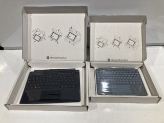 4 X MICROSOFT SURFACE KEYBOARDS, TO INCLUDE MODEL: QTN-00012