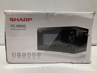 1 X SHARP YM-MS02 MICROWAVE OVEN BLACK