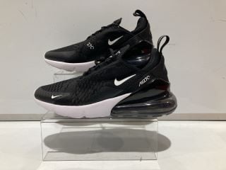 ITEMS TO INCLUDE NIKE AIR MAX 270 BLACK MENS SIZE 7 AND CONVERSE ALL STARS SIZE 8