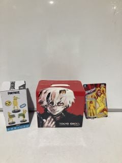 BOX OF ITEMS TO INCLUDE TOKYO GHOUL THE COMPLETE SET VOLUME 1-14, TO ALSO INCLUDE THE DRIFTING CLASSROOM MANGA