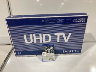 ANDROID SMART TV 34" UHD 20 SERIES UK UA34S00, TO ALSO INCLUDE FC25 TOTAL RRP £230