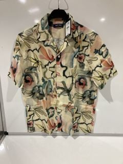 MENS FRED PERRY FLORAL DESIGN SHIRT RRP £ 120