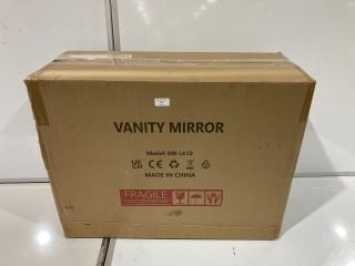 VANITY MIRROR WITH LIGHT UP BORDERS