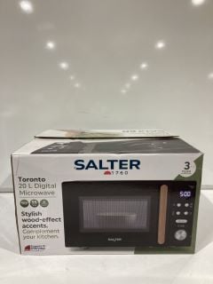 ITEMS INCLUDE SALTER 4 SLICE TOASTER AND SALTER MICROWAVE