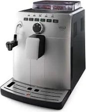 GAGGIA MILANO HD8749/11 COFFEE MACHINE (ORIGINAL RRP - £368) IN BLACK: MODEL NO HD8749/11 (BOXED WITH MANUFACTURE ACCESSORIES (NO POWER CABLE)) [JPTB4732]