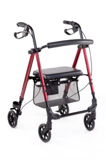 CARECO ALUMINIUM GLIDER 2.0 ROLLATOR SILVER MODEL WA02010036 RRP £107