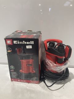 EINHELL ECO 2IN1 CLEAN AND DIRTY WATER PUMP