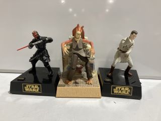 3 VINTAGE STAR WARS ACTION FIGURES