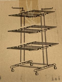 2 HOMIDEC 4 TIER AIRER