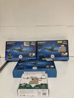 BOX OF SWIFT CAMERA DRONE 20 MINUTE FIGHT TIME 360 DEGREE FLIPS