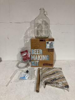 BOX OF ASSORTED ITEMS TO INCLUDE BROOKLYN BREW SHOP BEER MAKING KIT 18+ ID MAY BE REQUIRED