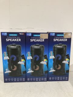 BOX OF WIRELESS KARAOKE SPEAKERS