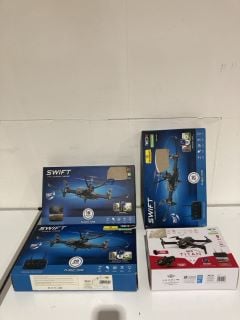 BOX OF ASSORTED ITEMS TO INCLUDE GPS TITAN FPV DRONE