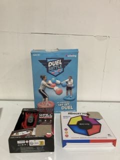 BOX OF ASSORTED ITEMS TO INCLUDE DUAL BATTLE