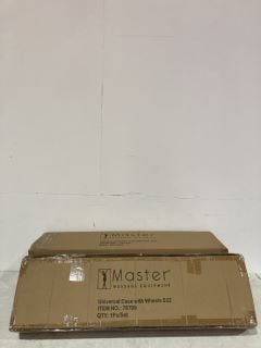 2 X MASTER UNIVERSAL CASE WITH WHEELS