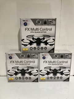 3 X REC5 FX MULTI CONTROL FPV QUADCOPTER VIRTUAL REALITY COMPATIBLE