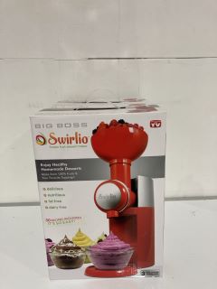 2 X SWIRLIO FROZEN FRUIT DESSERT MAKER RRP £140