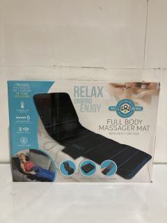 WELL BEING FULL BODY MASSAGER MAT WITH HEAT FUNCTION , 3 INTENSITY LEVELS RRP £100