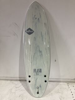 ERIC GEISSELMAN FCS FLASH SOFTECH SURFBOARD 5"7 WHITE MARBLE RRP £305