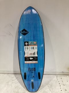 ERIC GEISSELMAN FLASH SOFTECH SURFBOARD 5"7 AQUA MARBLE RRP £305