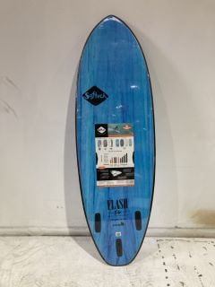 ERIC GEISSELMAN FLASH SOFTECH SURFBOARD 5"7 AQUA MARBLE RRP £305