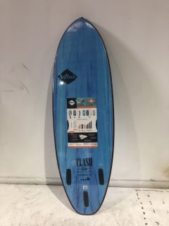 ERIC GEISSELMAN FLASH SOFTECH SURFBOARD 5"7 AQUA MARBLE RRP £305