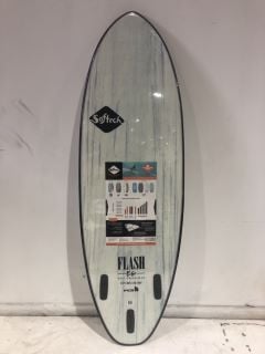 ERIC GEISSELMAN FLASH SOFTECH SURFBOARD 5"7 WHITE MARBLE RRP £305