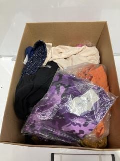 A BOX TO INCLUDE A COMO CROP AND LEGGING PURPLE 5-6