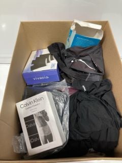 A BOX TO INCLUDE CALVIN KLEIN COTTON CLASSIC BOXERS