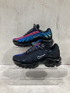 NIKE AIR MAX PLUS BLACK JADE RED UK 2.5 RRP RRP £110