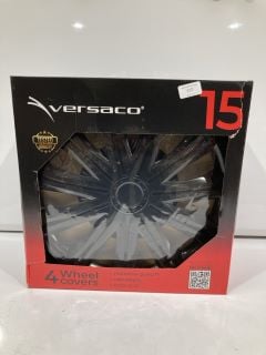 VERSACO 4 WHEEL COVERS BLACK