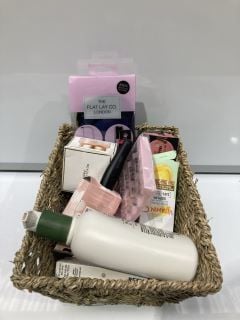 ITEMS TO INCLUDE AVEENO CREAM, REVOLUTION MAKEUP