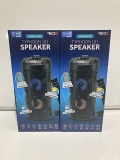 2X WIRELESS TYPHOON 101 SPEAKER