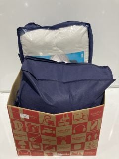 A BOX TO INCLUDE SILENTNIGHT AIRMAX MATTRESS TOPPER SINGLE & DEEP SLEEP MATTRESS TOPPER