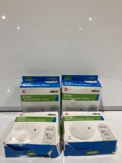 4X EI146 OPTICAL SMOKE ALARM