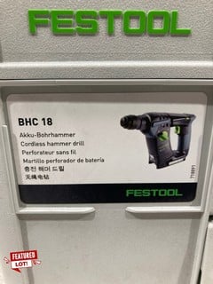 FESTOOL BHC 18 CORDLESS HAMMER DRILL RRP £650